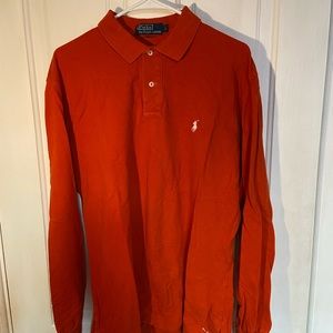 Men’s long sleeve polo